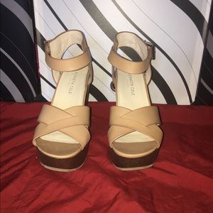 Kenneth Cole Tan Wedges
